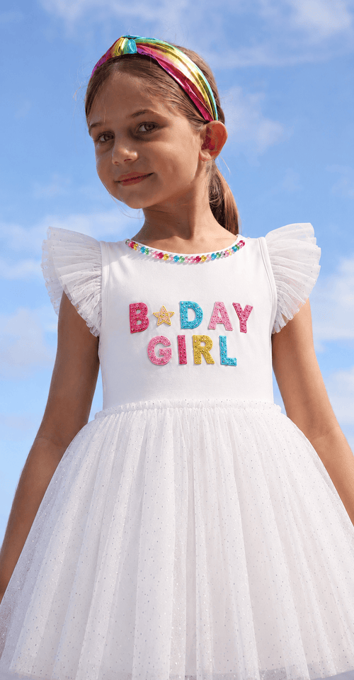 Lola + The Boys Dress Birthday Girl Tutu Dress