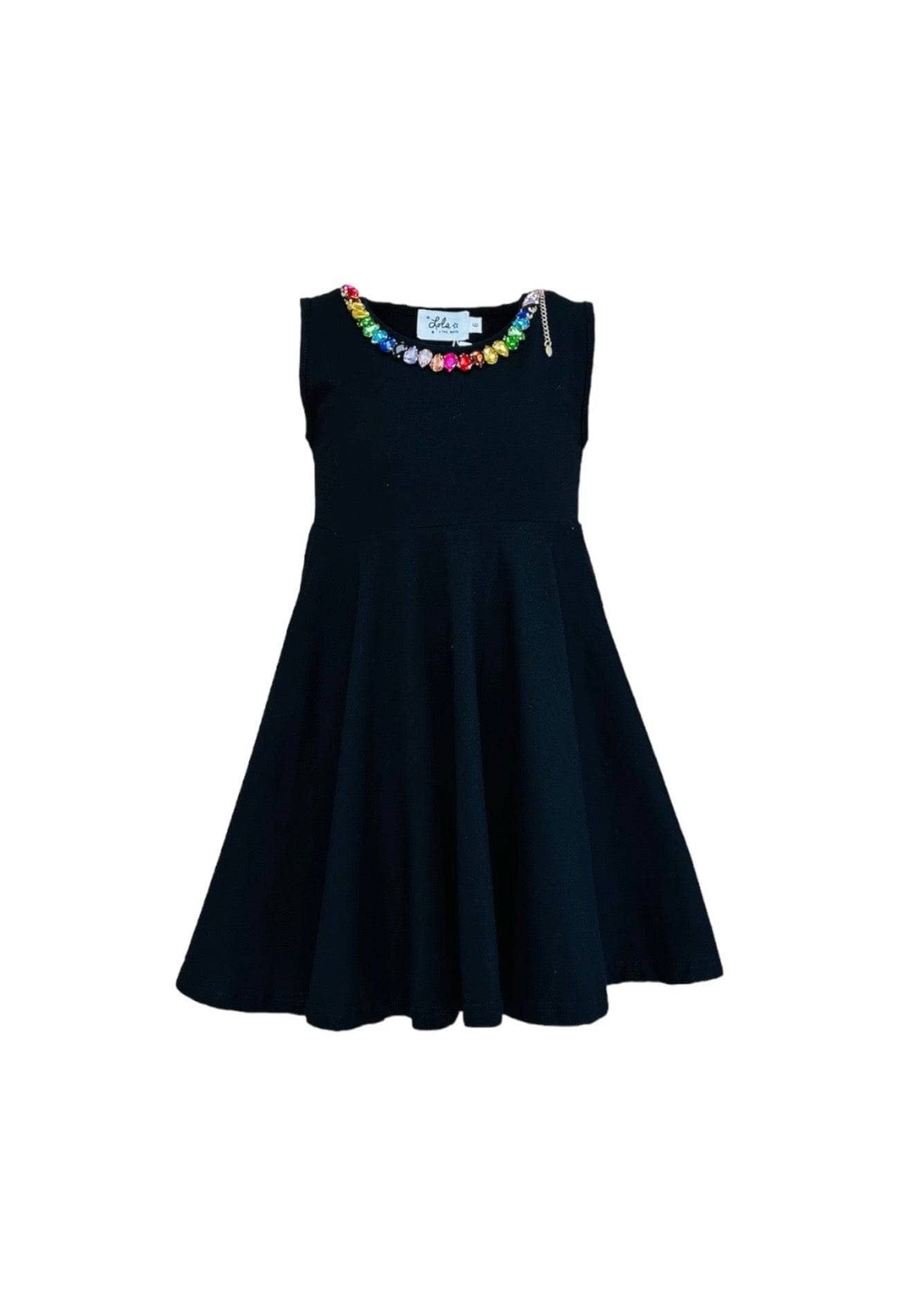 Black Rainbow Gems Tank Dress