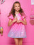 Bubble Gum Shimmer Sequin Dress