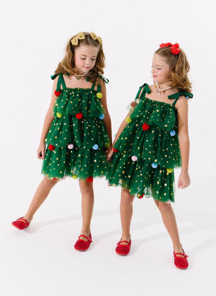 Lola + The Boys Dress 2 Christmas Starry Tulle Dress