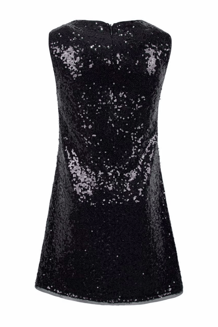Lola + The Boys Dress Cosmic Rainbow Shimmer Dress
