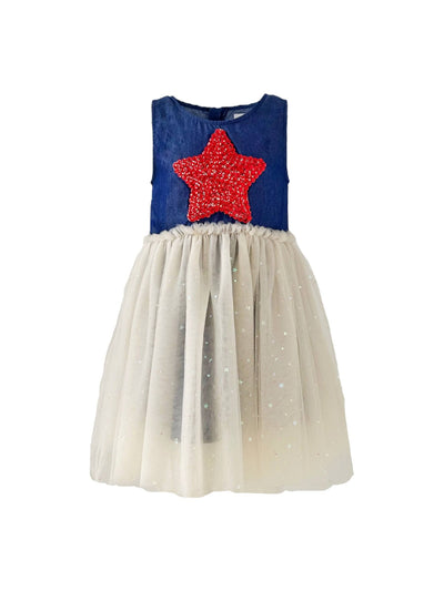 Lola + The Boys Dress Crystal Star Tutu Dress