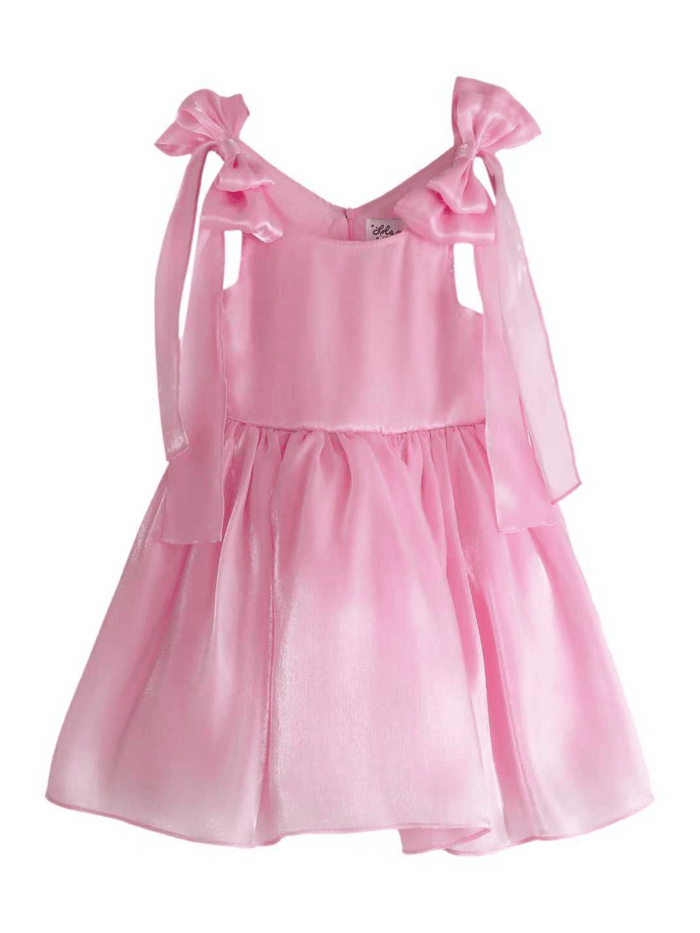 Lola + The Boys Dress Dreamy Pastel Bow Dress