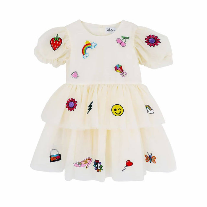 Lola + The Boys Dress Dreamy Sparkle Charm Dress