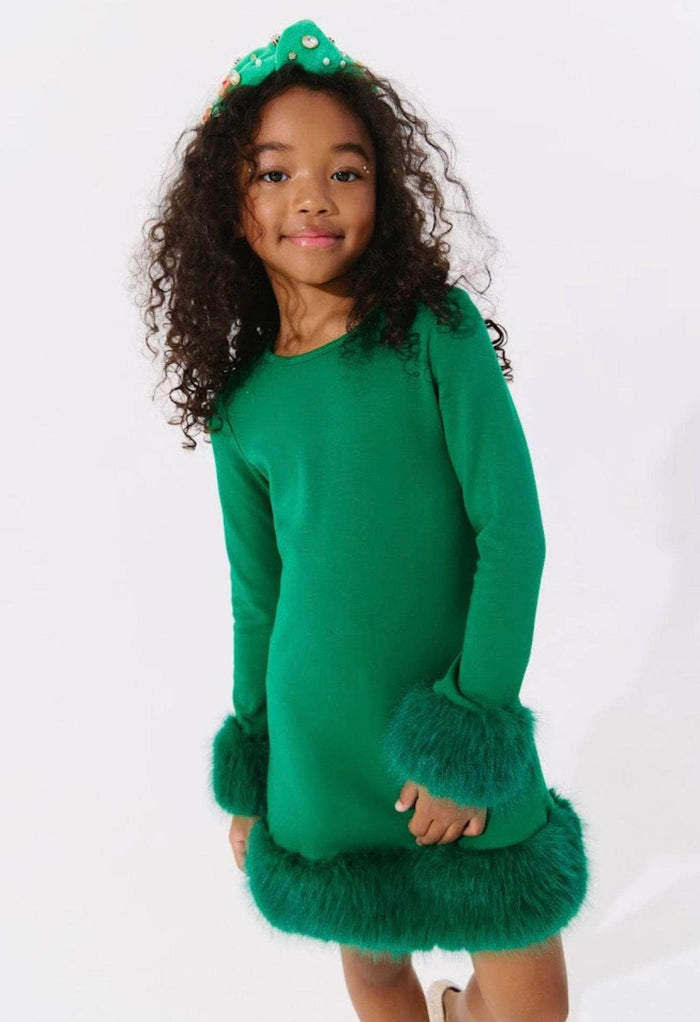 Lola + The Boys Dress Emerald Dress