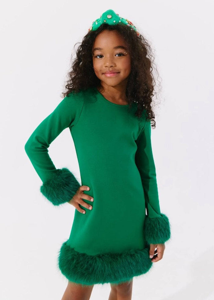 Lola + The Boys Dress Emerald Dress