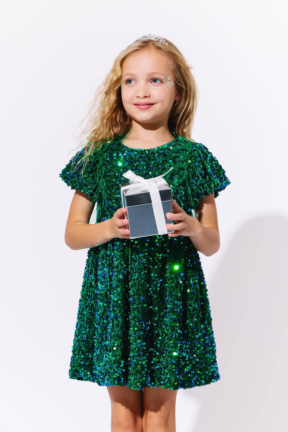 Shimmer Hearts Party Skirt
