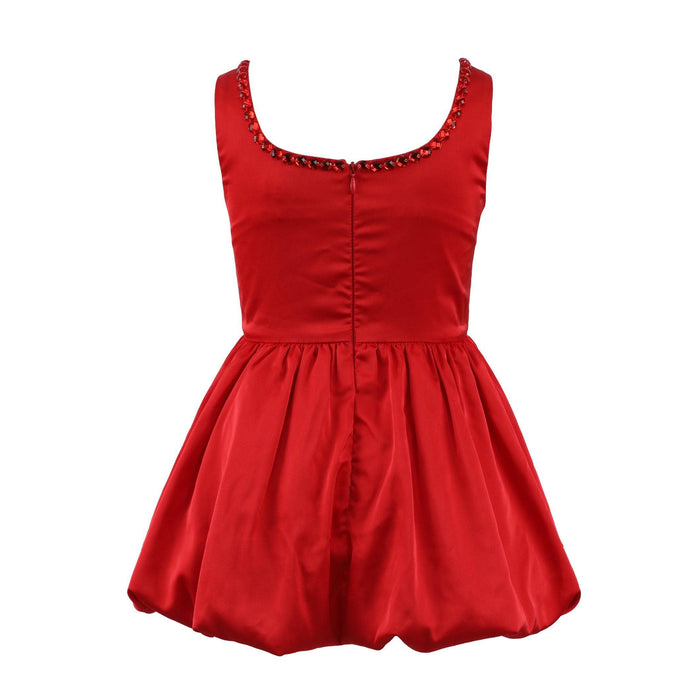 red bubble dress Floral The flattering corset top makes this super flattering Lola + The Boys Gems