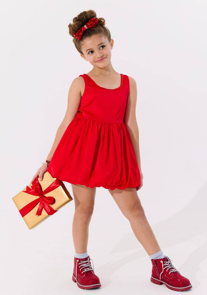 Lola + The Boys Gems Bubble Dress, Red / 8 Lola + The Boys Gems Bubble Dress, Red / 8