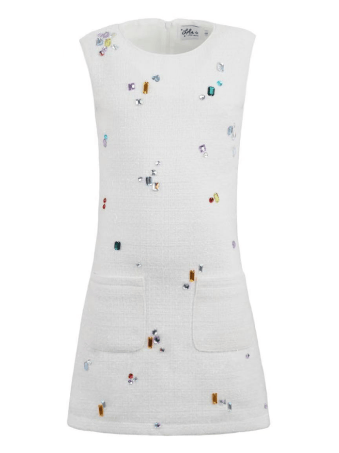 Lola + The Boys Dress Gemstone Tweed Dress