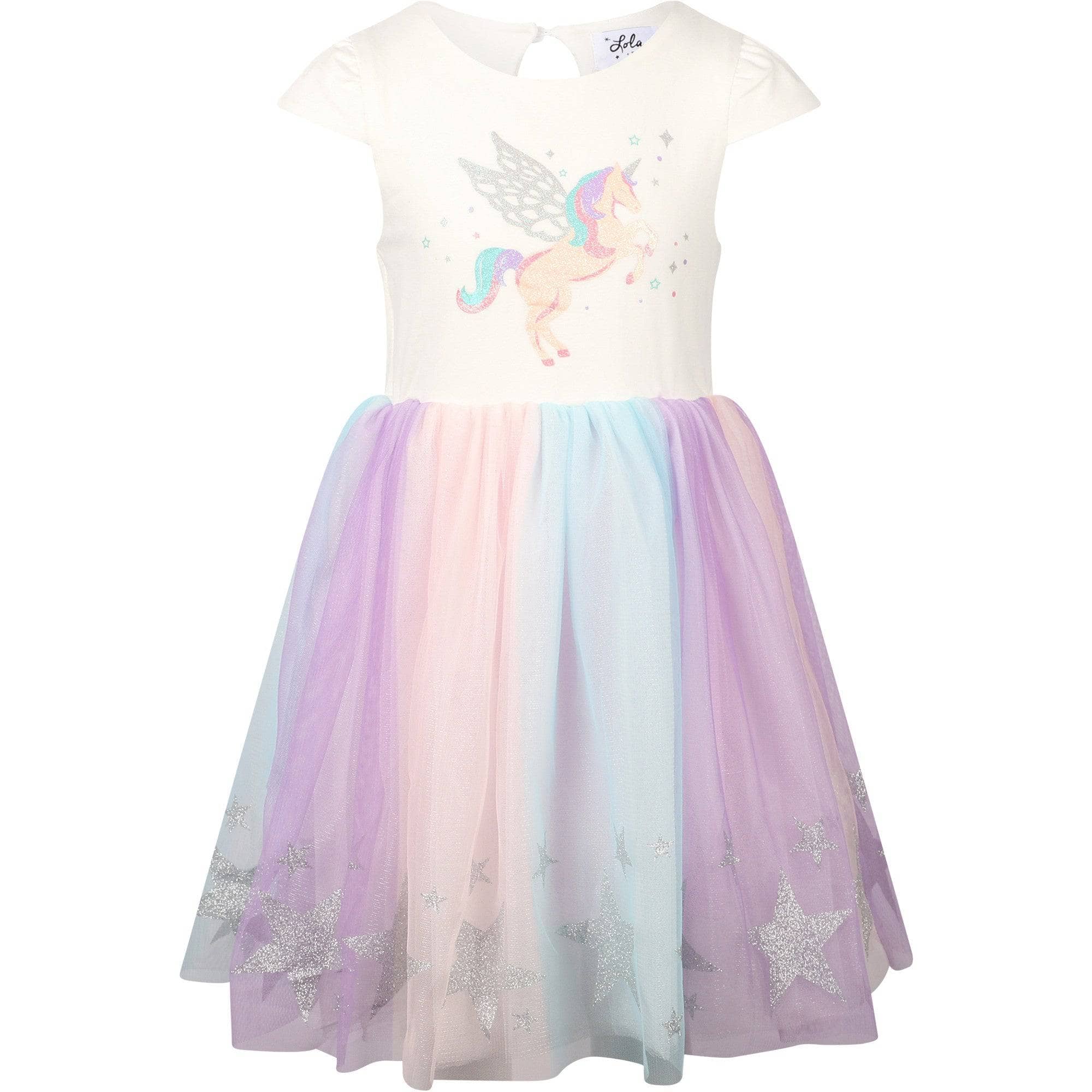 Hopscotch Girls Polyester Unicorn Print Sleeveless Gown in Multi Color for  Ages 4-5 Years (ARO-3917544) : Amazon.in: Clothing & Accessories