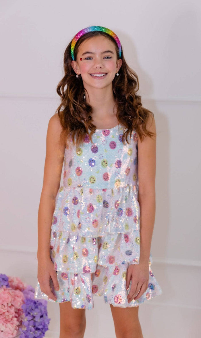 sequin smiley face dress Don't Worry Be Happy Sequin Dress, 14