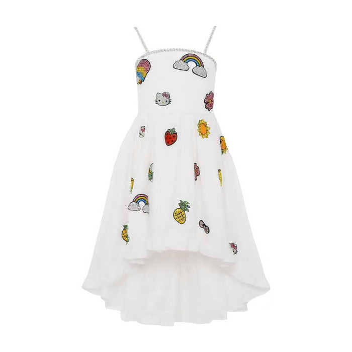 Lola + The Boys Dress Hello Kitty Summer Fun High Low Dress