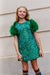 Jade Feather Party Dress