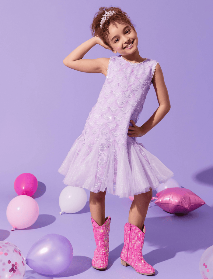 lola-new-arrival Dress Lavender Mermaid Magic Tutu Dress