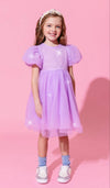 Lola + The Boys Dress Magic Lavender Crystal Dress