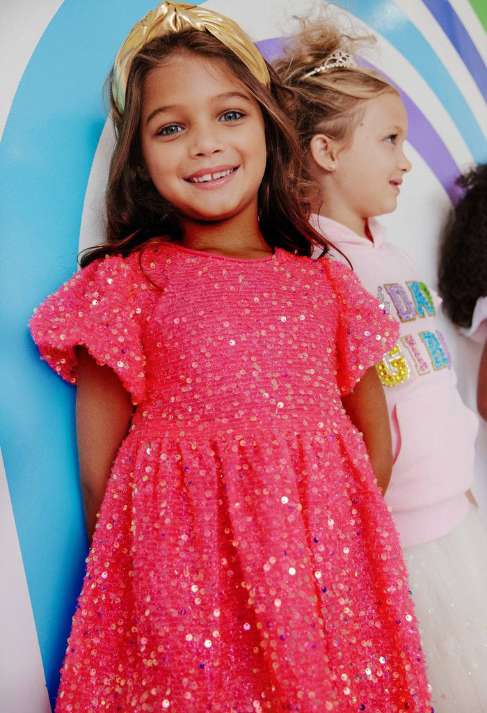 Lola + The Boys Margot Sequin Velour Dress, 2 Lola + The Boys Margot Sequin Velour Dress, 2