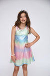 Lola + The Boys Dress Metallic Ombre Tank Dress