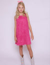 Lola + The Boys Dress Mia Pink Fringe Dress