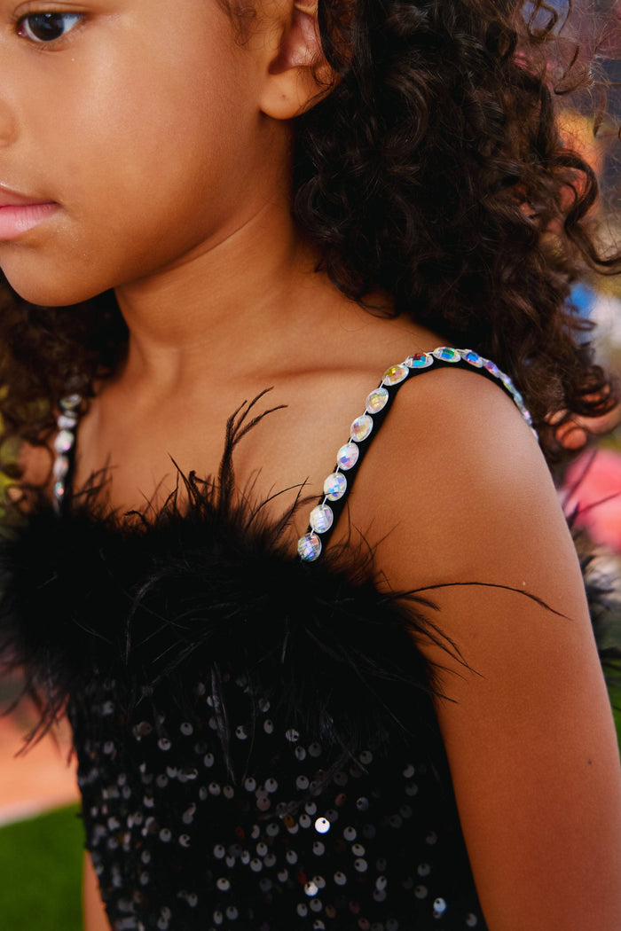 Lola + The Boys Midnight Shimmer Mini Dress, 14 Lola + The Boys Midnight Shimmer Mini Dress, 14