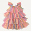 Lola + The Boys Dress Ombre Gem Tulle Layer Dress