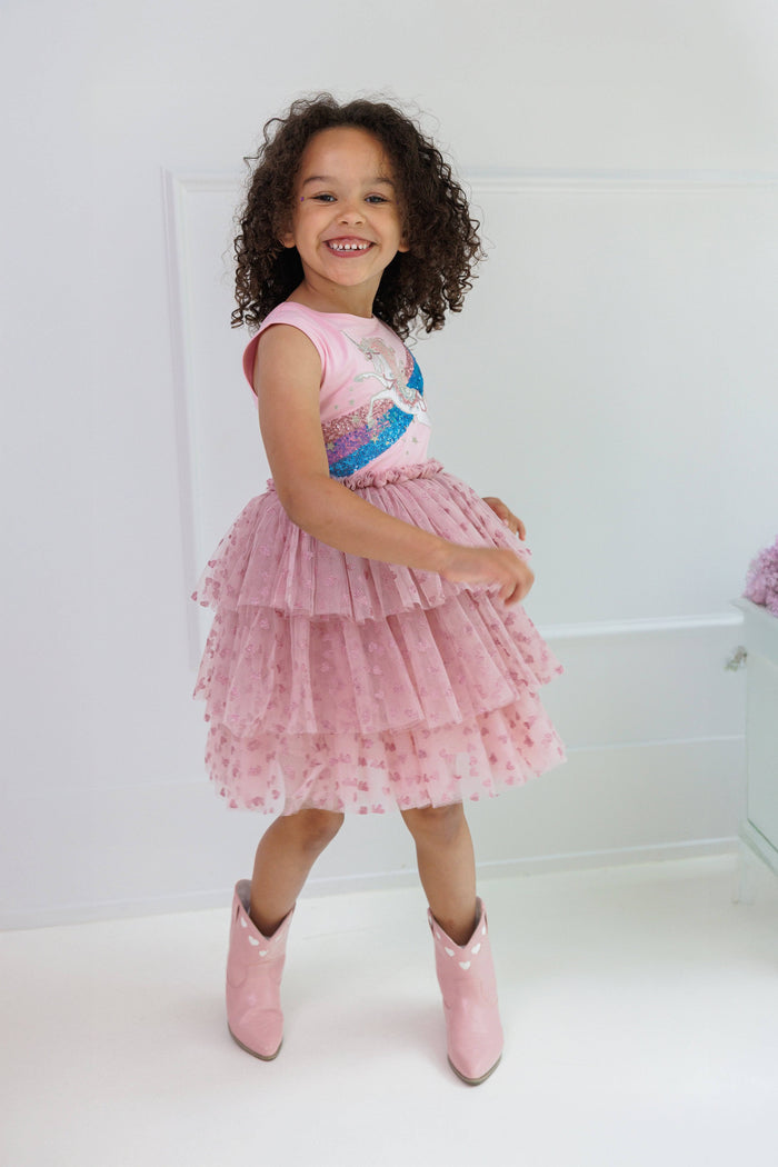 lola-new-arrival Dress Pink Unicorn Tutu Dress