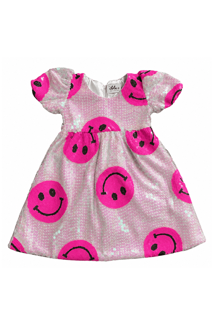exclude-fall Dress Pinkie Happy Emoji Dress