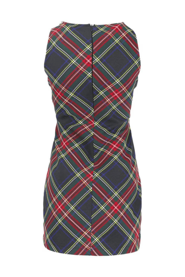 Lola + The Boys Dress Plaid Sparkle Dress