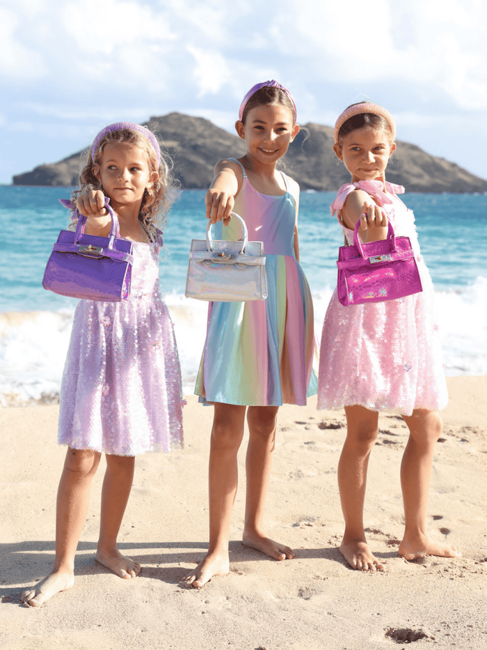 Lola + The Boys Dress Pretty Daisy Sequin Dress
