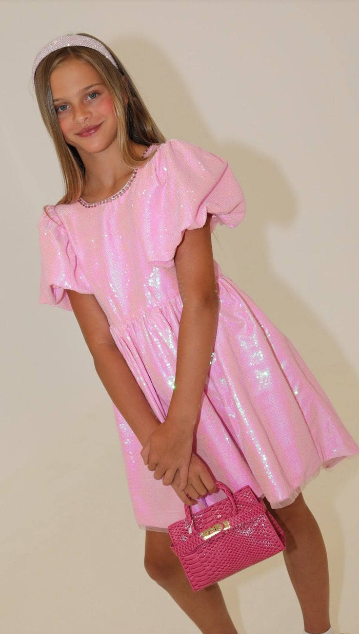 Lola + The Boys Dress Pretty in Pink Party Dress