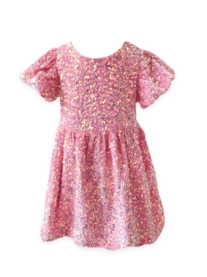 exclude-fall Dress Pretty in Pink Sequin Dress