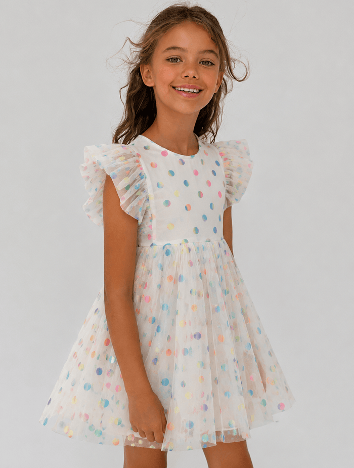 lola-new-arrival Dress 2 Rainbow Confetti Tulle Dress