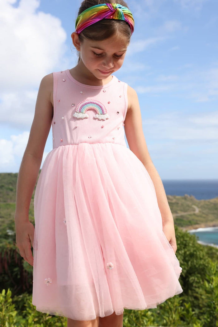 Lola + The Boys Dress Rainbow Dreams Tulle Dress