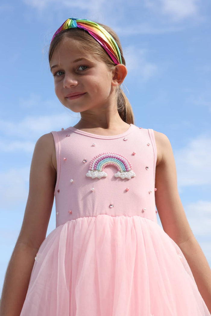 Lola + The Boys Dress Rainbow Dreams Tulle Dress