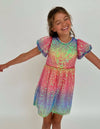Lola + The Boys Dress Rainbow Magic Sequin Dress