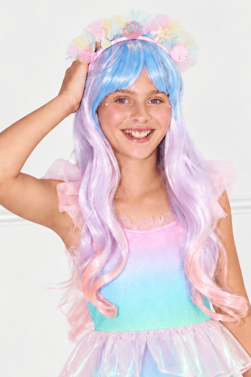 Lola + The Boys Dress 2 Rainbow Ombre Mermaid Costume