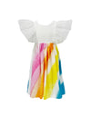 Lola + The Boys Dress Rainbow Ruffle Dream Dress