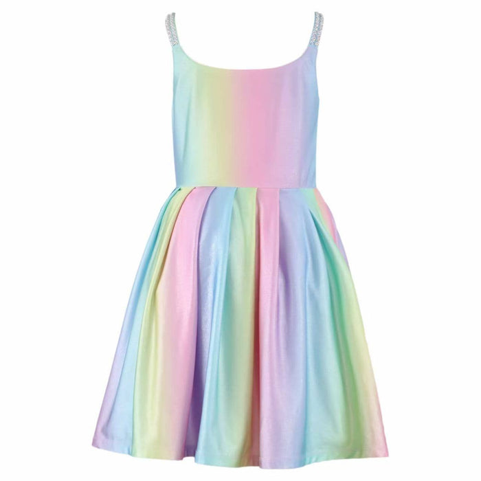 Lola + The Boys Dress Rainbow Sherbet Dress