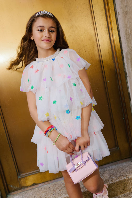 Lola + The Boys Dress Rainbow Stars Dress