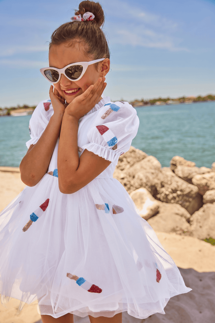 Lola + The Boys Dress Rocket Pop Tulle Dress