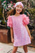 Rose Feather Party Dress