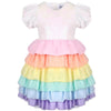 Lola + The Boys Dress Satin Rainbow Dream Dress