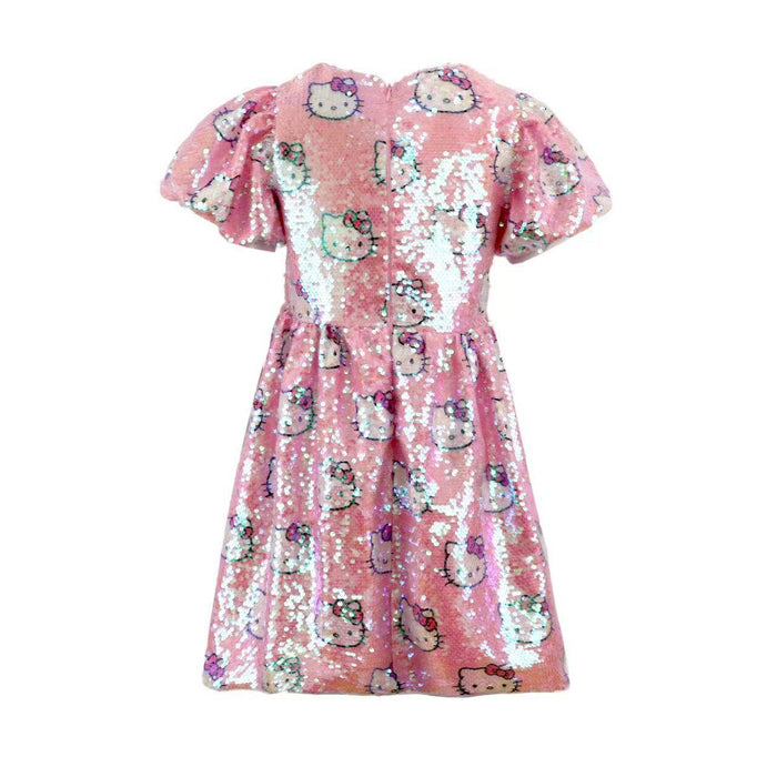 Lola + The Boys Dress Sequin Hello Kitty Party Dress