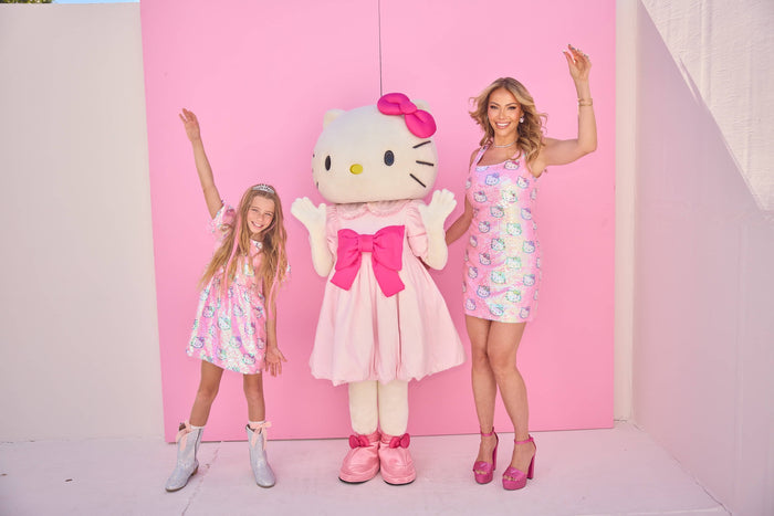 Lola + The Boys Dress Sequin Hello Kitty Women's Dress