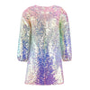 exclude-sale Dress Sequin Ombre Party Dress