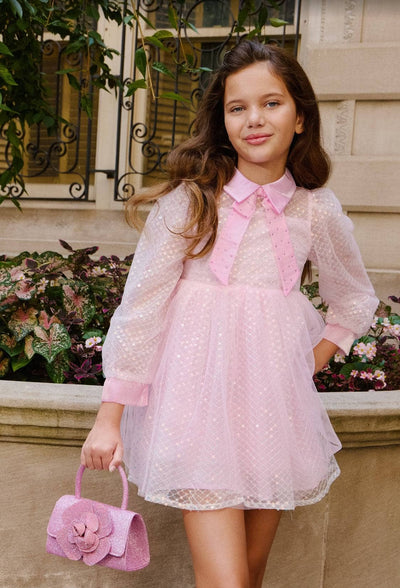 Sequin Party Bow Dress