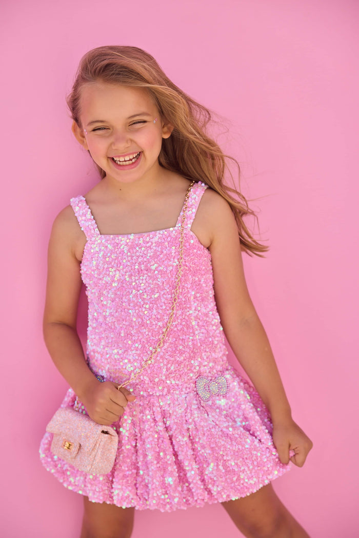 lola-hellokitty Dress Shimmer Bow Dress