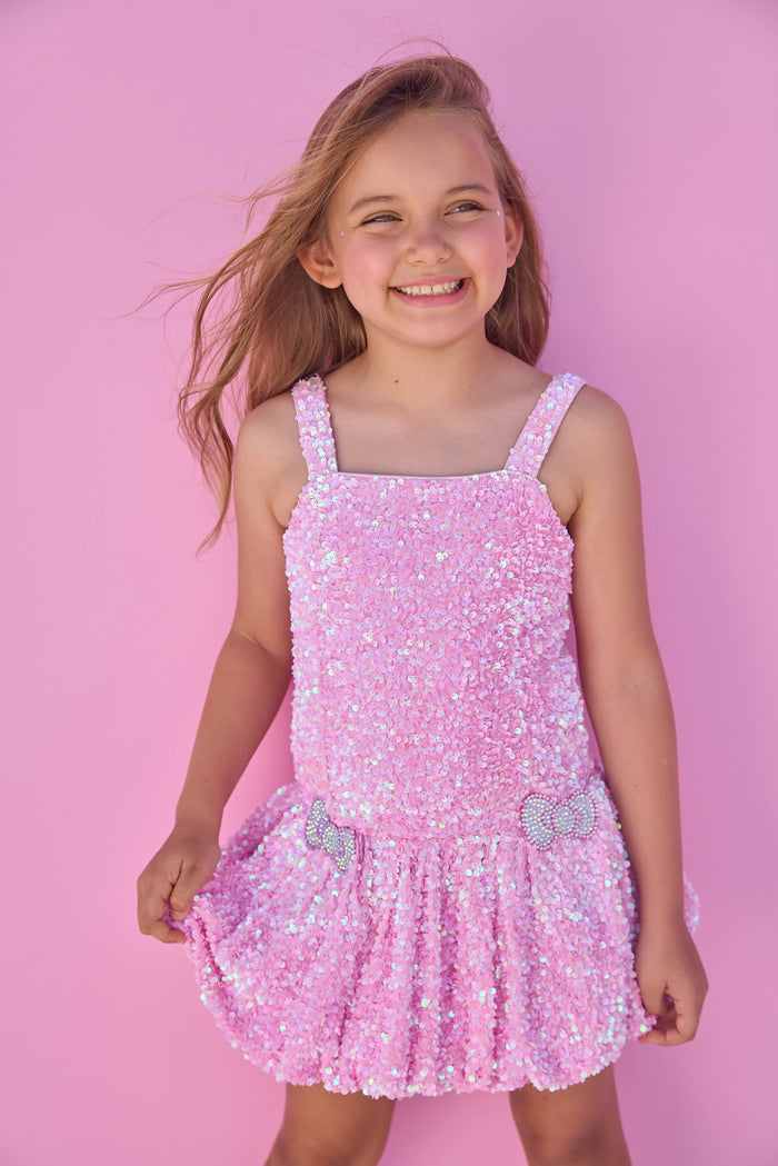lola-hellokitty Dress Shimmer Bow Dress
