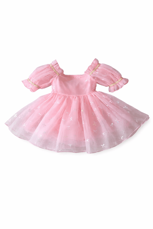 Lola + The Boys Dress Shimmer Bows Baby Dress