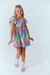 exclude-sale Dress Shimmer Rainbow Sequin Dress